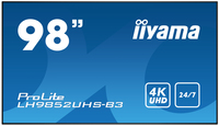 iiyama iiyama PROLITE Digital Beschilderung Flachbildschirm 2,48 m (97.5") 500 cd/m² 4K Ultra HD Schwarz Eingebauter Prozessor Android 8.0 24/7 https://images.icecat.biz/img/gallery_lows/108871453_0956371607.jpg