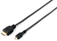 Equip 119309 HDMI-Kabel 1 m HDMI Typ A (Standard) HDMI Typ D Schwarz - 119309