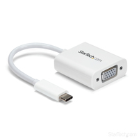 Startech.COM USB C TO VGA Adapter 1080P - USB Type-C TO VGA Video Converter 3 YR