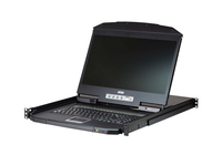 Aten 18.5" Short Depth 16 Port LCD KVM