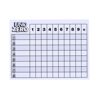 Games UNO Zero Jeu de cartes Dépouillement