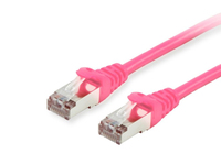 Equip Cat.6 S/FTP Patchkabel, 1.0m, Pink - 605580