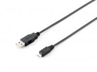 Equip 128523 USB Kabel USB 2.0 1,8 m USB A Micro-USB B Schwarz - 128523