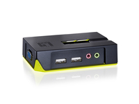 LevelOne 2-Port USB KVM Switch mit Audio - KVM-0221