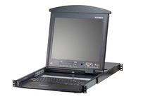 Aten 8-Port Multi-Interface CAT 5 Dual Rail 19" LCD KVM Switch