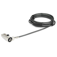 Startech 6.5? (2m) Laptop Cable Lock, 4 Digit Combination Laptop/Desktop Se ...