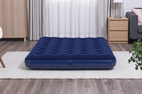 Bestway Matelas gonflable 2 places avec pompe électrique externe 191 x 137 x 22 cm