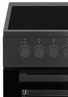Beko FSS57100GAC four et cuisinière Electrique Plaque avec zone à induction Anthracite A