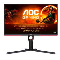 AOC G3 U27G3X/BK Computerbildschirm 68,6 cm (27) 3840 x 2160 Pixel 4K - U27G3X/BK