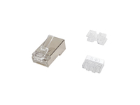 Equip Cat.6A RJ45 Geschirmter Stecker, 100 Stück pro Packung - 121147