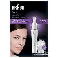 Braun Épilateur visage &amp; brosse nettoyage facial Visage 810