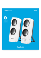Logitech Z200 Blanc Avec fil 5 W