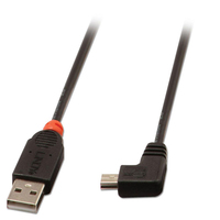 4002888319720 - USB-Kabel usb 20 usb-a Stecker USB-Mini-B Stecker 200 m Schwarz 31972 - Lindy