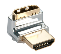 Lindy 41506 Kabeladapter HDMI Silber - 41506