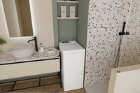 Candy TCA473D3-S machine à laver Charge par dessus 7 kg 1400 tr/min Blanc