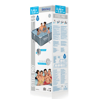 Bestway Steel Pro Piscine hors sol rectangulaire 3,66 m x 2,01 m x 66 cm