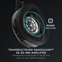 Turtle Beach Casque gaming amplifié multiplateforme sans fil Stealth 600 pour Xbox Series X|S, Xbox One, PC, Nintendo Switch et mobile - Bluetooth, 80 heures de batterie et microphone antibruit – Noir