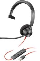 POLY Auriculares USB-A Blackwire 3310