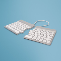 R-Go Tools Ergonomische Tastatur R-Go Split Break mit Pausensoftware, - RGOSBUSWLWH