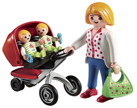 Playmobil City Life Maman avec jumeaux et landau