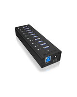 ICY BOX IB-AC6110 USB 3.2 Gen 1 (3.1 Gen 1) Type-B 5000 Mbit/s Schwarz - IB-AC6110