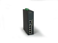 4015867192283 - LevelOne IFS-0501 Netzwerk-Switch Unmanaged Fast Ethernet (10 100) Schwarz