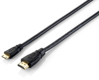 4015867161975 - Equip 119307 HDMI-Kabel 2 m HDMI Typ A (Standard) HDMI Type C (Mini) Schwarz