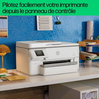 HP OfficeJet Pro Imprimante tout-en-un grand format HP 9720e, Couleur, Imprimante pour Petit bureau, Impression, copie, numérisation, HP+ Éligibilité HP Instant Ink Sans fil Impression recto-verso Chargeur automatique de documents Imprimer depuis un télép