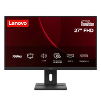 Lenovo E27-40 27" FHD 1920X1080 (16:9), Wled, VGA+DP+Hdmi, Tilt/Swiv/H-ADJ, 3YR