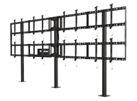 Peerless DS-S555-4X2 mueble o soporte para dispositivos multimedia Negro Soporte multimedia