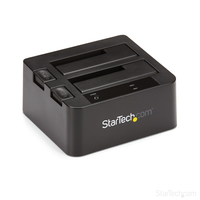 StarTech.com Docking Station de 2 Bahías - USB 3.1 a SATA - USB 3.1 (10 Gbps) - SATA I/II/III de 2.5/3.5" - Base de Acoplamiento SSD/HDD - de Intercambio en Caliente - Carga Superior