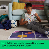 HP Smart Tank Imprimante Tout-en-un 5105, Couleur, Imprimante pour Maison et Bureau à domicile, Impression, copie, numérisation, Sans fil Réservoir d’imprimante haute capacité Impression depuis un téléphone ou une tablette Numérisation vers PDF