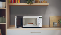 Candy Idea CMWA20SDLWLI Pose Libre, Micro-ondes solo, 20 litres, Blanc, L x P x A (mm) 451x329x258