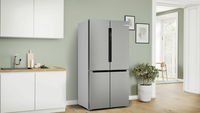 Bosch Serie 6 KFN96APEA frigo américain Autoportante 605 L E Métallique, Argent