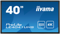 iiyama iiyama LE4041UHS-B1 Signage-Display Digital Beschilderung Flachbildschirm 100,3 cm (39.5 Zoll) LED 350 cd/m² 4K Ultra HD Schwarz 12/7 https://images.icecat.biz/img/gallery_lows/28547909_6416.jpg