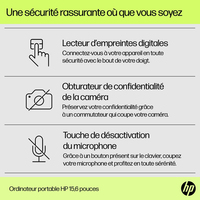 HP 15-fd0064nf Intel® Core™ i3 i3-N305 Ordinateur portable 39,6 cm (15.6&quot;) Full HD 8 Go DDR4-SDRAM 256 Go SSD Wi-Fi 6 (802.11ax) Windows 11 Home Gris