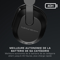 Turtle Beach Casque gaming sans fil Stealth 500 officiel pour Xbox Series X|S, Xbox One et fonctionne via Bluetooth avec les PC, la Switch et mobile - 40 heures de batterie, coussinets en mousse à mémoire de forme et microphone désactivable par basculemen