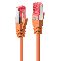 4002888478090 - 47809 RJ45 Netzwerkkabel Patchkabel cat 6 s ftp 200 m Orange mit Rastnasenschutz 1 St - Lindy