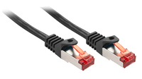 Lindy Cat.6 S/FTP 0.5m Netzwerkkabel Schwarz 0,5 m Cat6 S/FTP (S-STP) - 47371