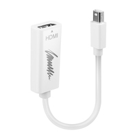 Lindy 41719 Videokabel-Adapter Mini DisplayPort HDMI Weiß - 41719