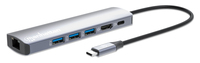 Manhattan Estación Docking USB-C con Hub, 6 en 1