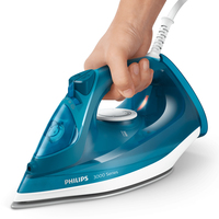 Philips 3000 series DST3040/70 fer à repasser Fer à vapeur Semelle en céramique 2400 W Bleu