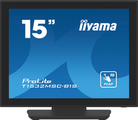 iiyama ProLite T1532MSC-B1S Computerbildschirm 38,1 cm (15) 1024 x 768 - T1532MSC-B1S