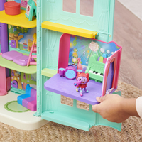 Gabby&amp;quot;s Dollhouse - Playset Deluxe La Salle De Musique De Dj Miaou - Pièce De Jeu Avec 1 Figurine Et Accessoires - Tirée Du Dessin Animé Gabby Et La Maison Magique - Jouet Enfant 3 Ans Et +