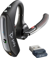 POLY Auriculares con Bluetooth Voyager 5200 USB-A + adaptador BT700