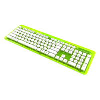 0708056057244 - PDP Rock Candy Lalalime Tastatur Haus RF Wireless QWERTY Deutsch Limette Transparent