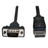 Eaton Tripp Lite Series DisplayPort 1.2 to VGA Active Adapter Cable (DP wit ...