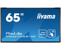 iiyama iiyama TH6567MIS-B1AG Signage-Display Digital Beschilderung Flachbildschirm 165,1 cm (65 Zoll) IPS, LED 350 cd/m² Full HD Schwarz Touchscreen 24/7 https://images.icecat.biz/img/gallery_lows/30929346_8954.jpg
