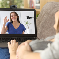 Logitech C525 Portable HD webcam 8 MP 1280 x 720 pixels USB 2.0 Noir