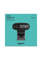 Logitech C170 webcam 5 MP 640 x 480 pixels USB 2.0 Noir